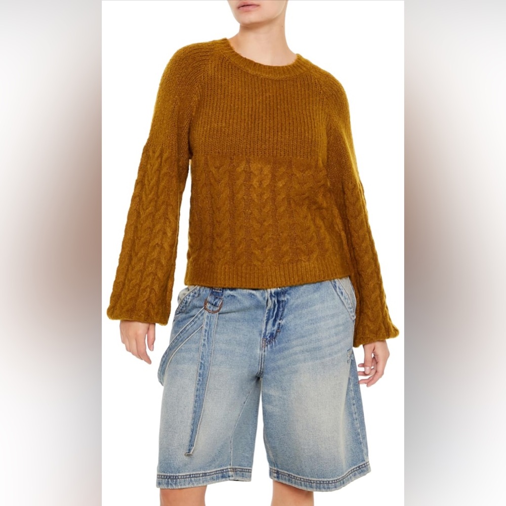 Forever 21 Oversized Cable Knit Sweater